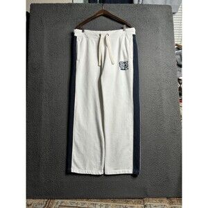 Vintage Old Navy Sweatpants Sz Large Baggy Stripe Y2K Draw String Wide Leg